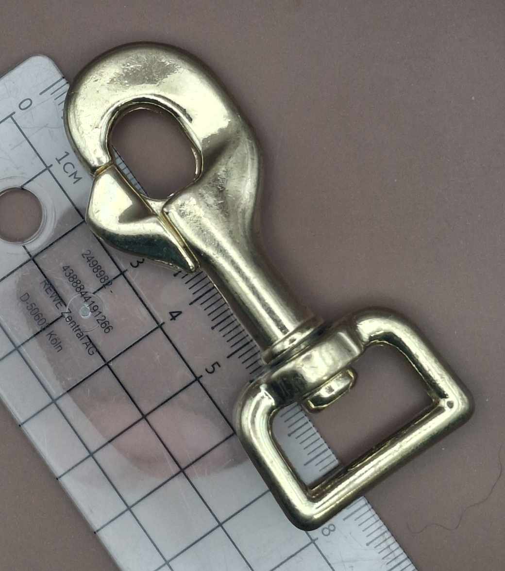 Gurtkarabiner, Zinkdruckguss, masiv - BenniBerto.de