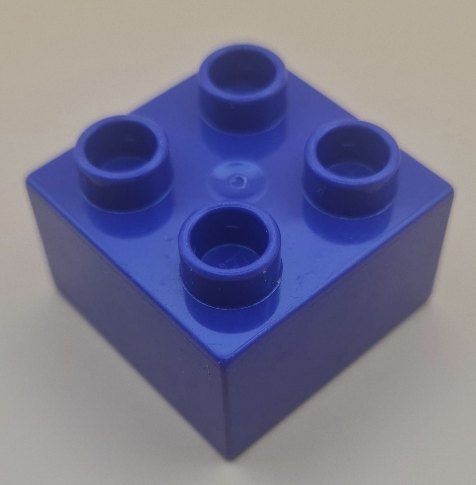 Original LEGO Duplo Spielbausteine 2x2 - lila / 4 Pin - SECOND HAND - BenniBerto.de