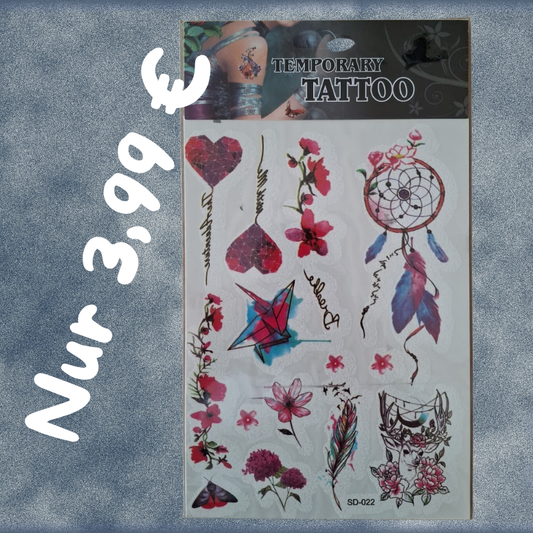 Temporäre Tattoos nur 3,99 €