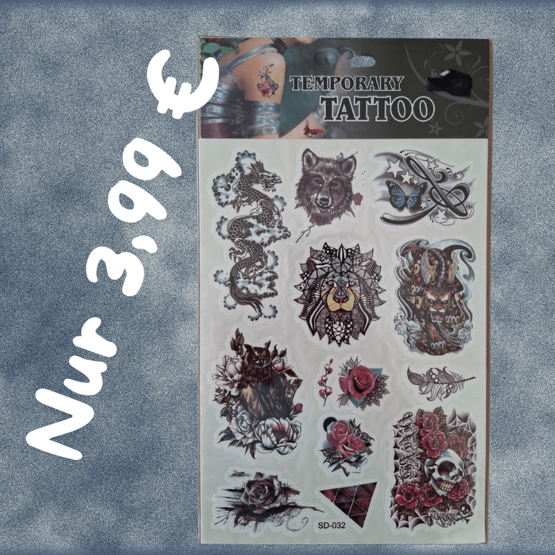 Temporary Tattoos SD-032 (wieder ablösbar!) - BenniBerto.de